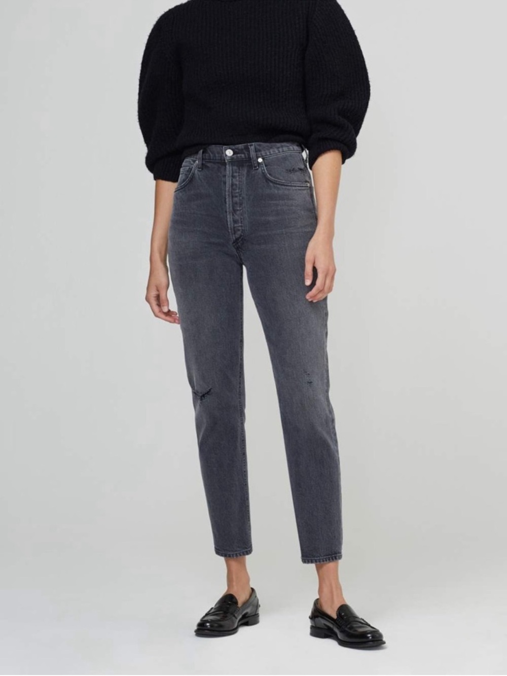 Citizens of Humanity Premium Vintage Jolene Jeans Secrets Grey Black